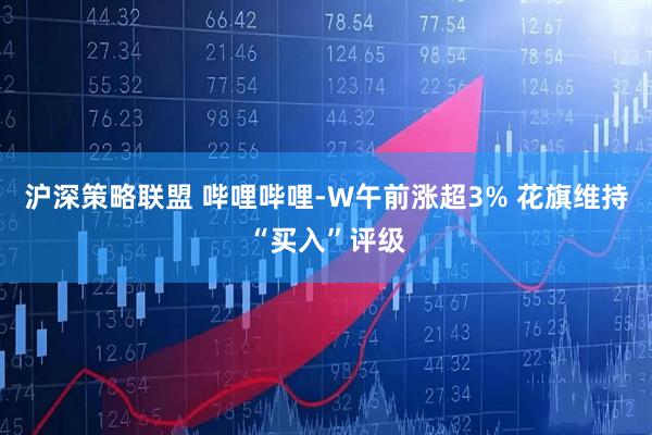 沪深策略联盟 哔哩哔哩-W午前涨超3% 花旗维持“买入”评级